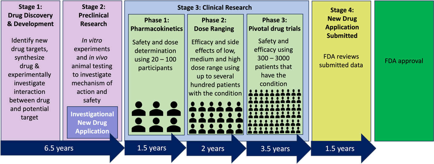 Figure 1. Drug Development and FDA Approval