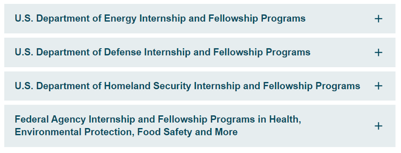 List of ORISE fellowship programs